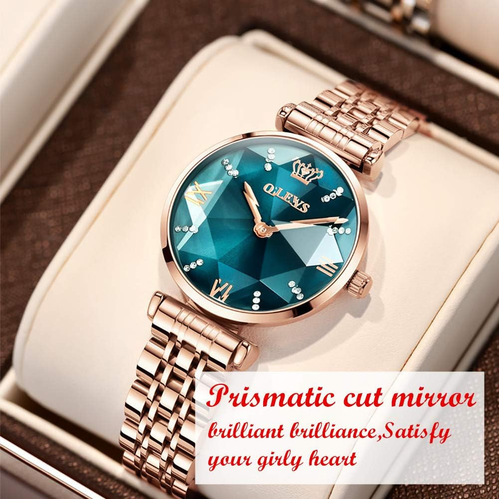 Prismatic Diamond Watch Fashion Luxury Watches for Women Fine Classy Steel Analog Quartz Watch