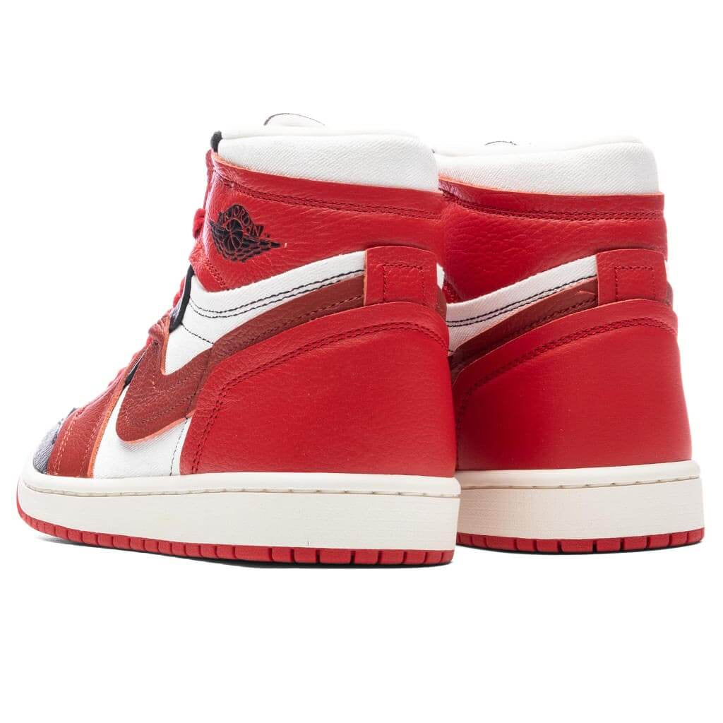 Women'S Air  1 High MM - Sport Red/Dune Red/Black