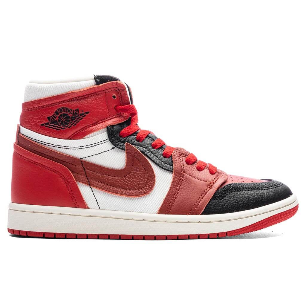 Women'S Air  1 High MM - Sport Red/Dune Red/Black