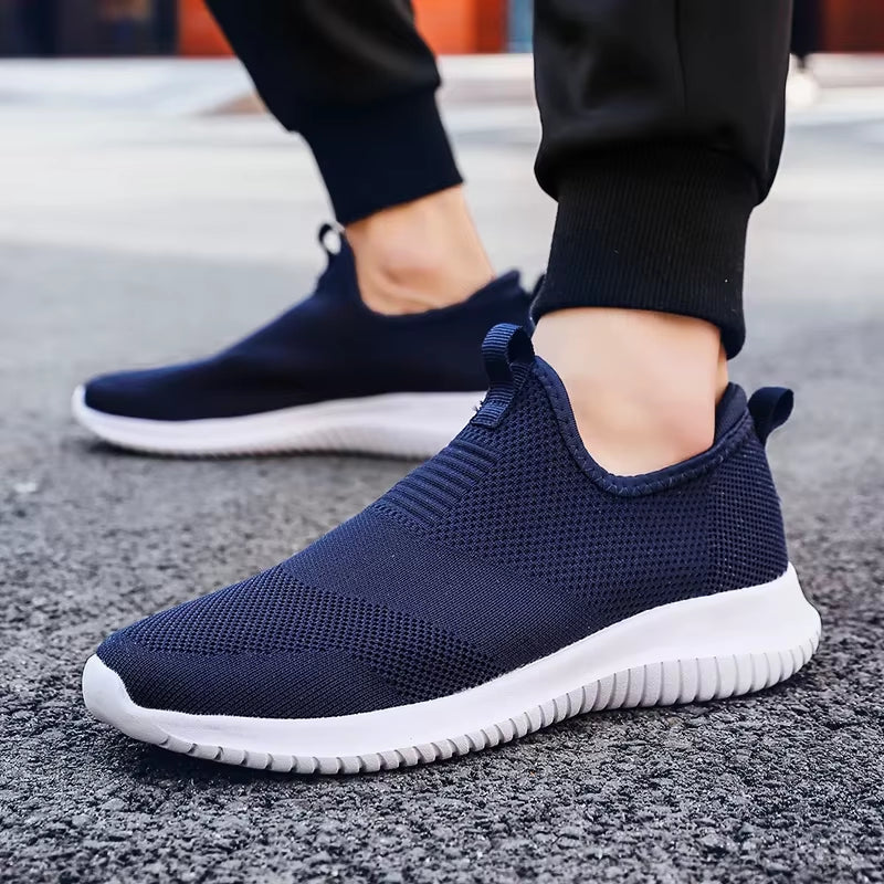 Spring Sneakers Men Casual Shoes Air Mesh Shoes for Men Loafers Black Fashion Sneakers Mens Trainers Sapato Masculino