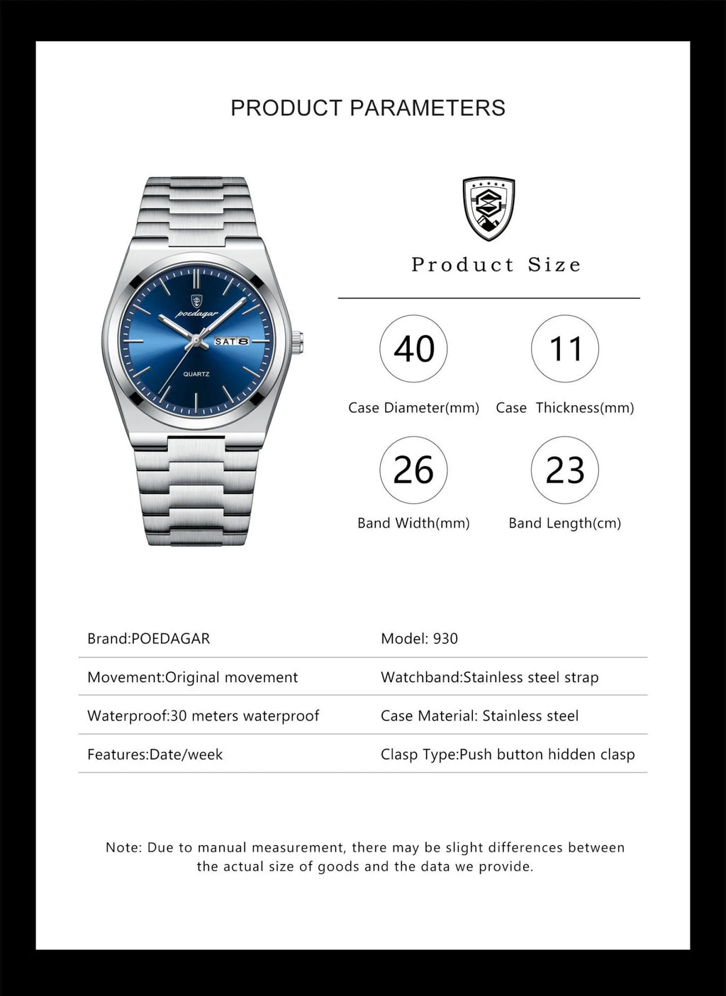 Men Gold Green Quartz Stainless Steel Fashion Watch Analog Waterproof Luminous Date Wristwatch