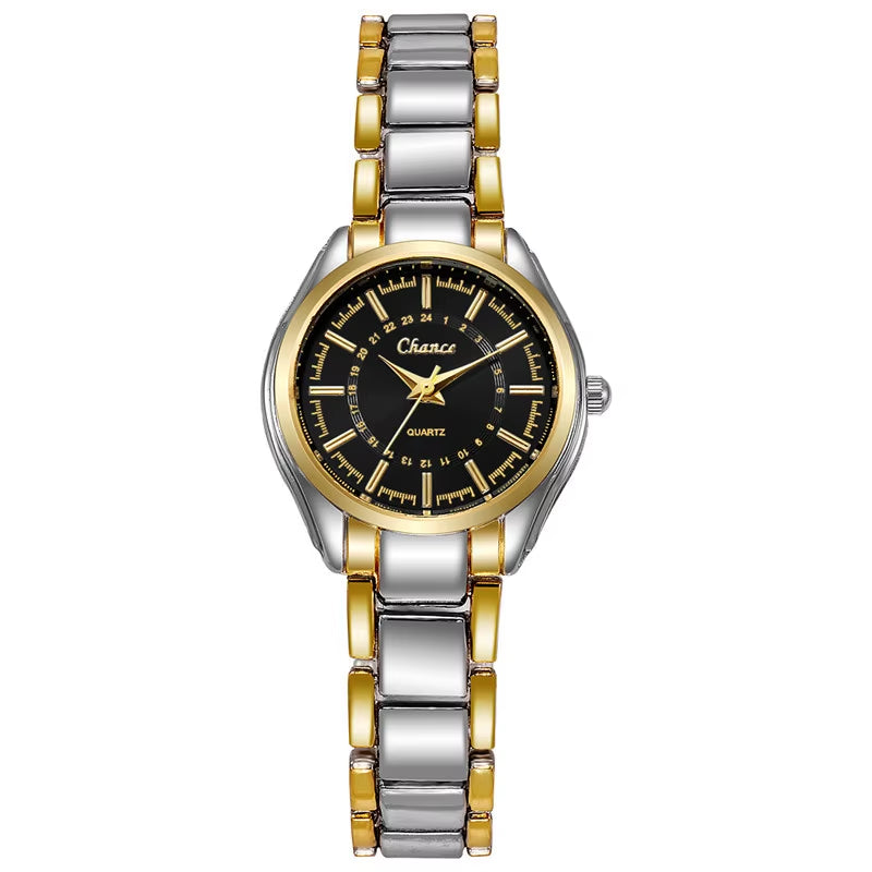Women'S Watch Fashion Stainless Steel Band Analog Quartz Watches